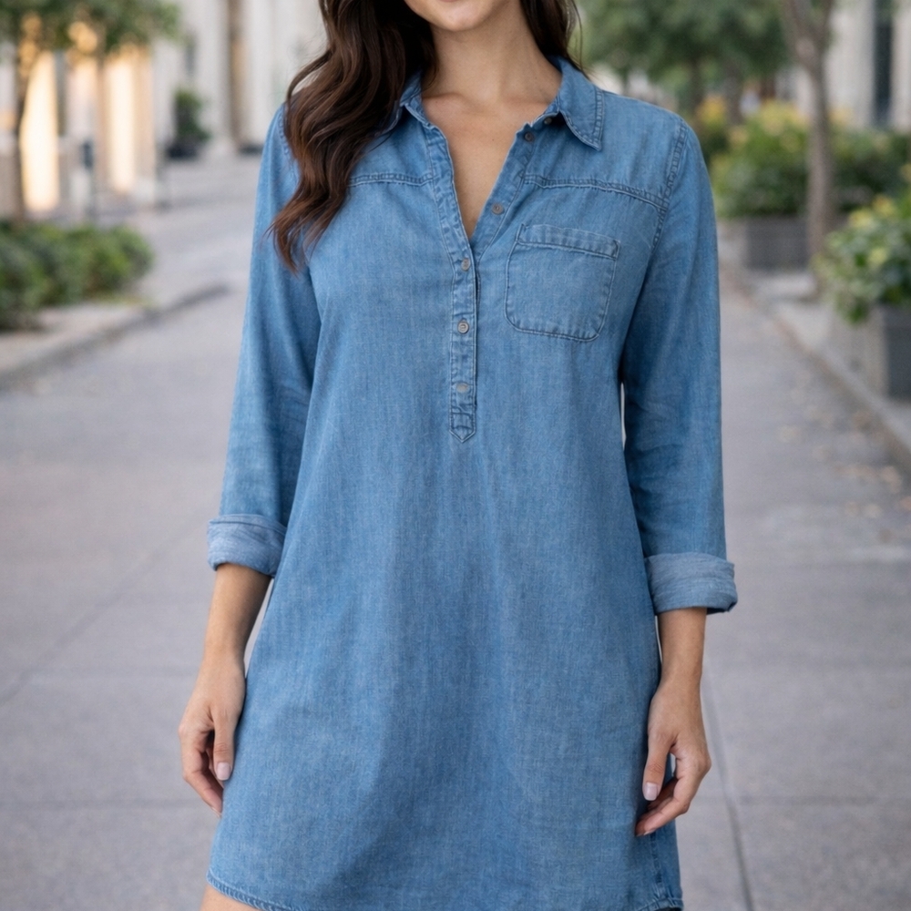 GAP  Denim Shirt Dress